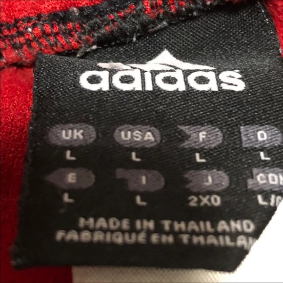 Adidas Mens Shorts‎ Size L Pockets Red-Blue Stretch Pull On Basketball - Picture 9 of 10